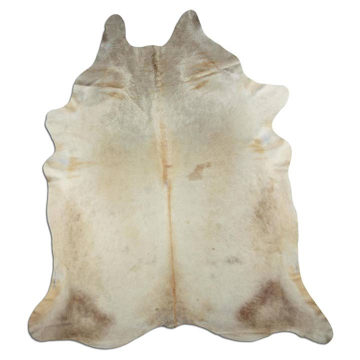 Kohud tæppe - L250 x B225 cm - brun hvid for engroshandel hos Livarto UG (haftungsbeschränkt)