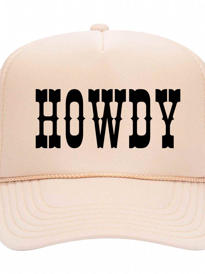 Chapeau de camionneur Howdy pour la vente par Charlie Grey