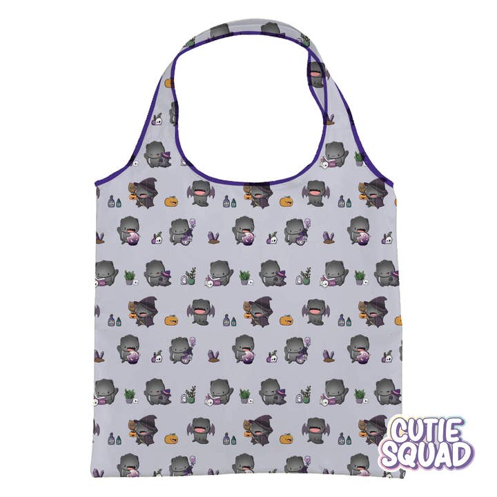 Schwarze Katzen | Wiederverwendbare faltbare Einkaufstasche für den Großhandel von CutieSquad