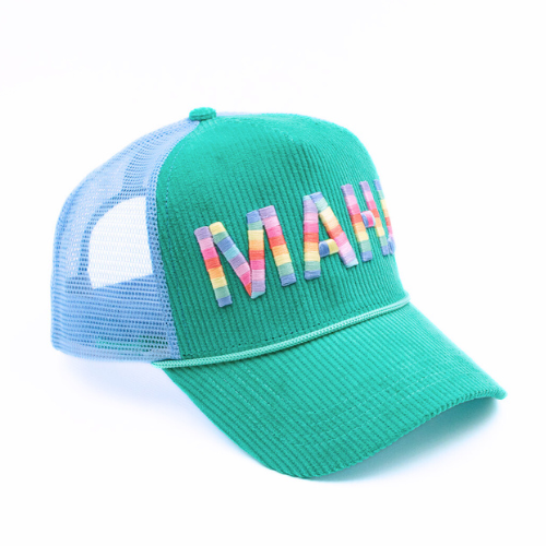 My Fair Mahjong - Wholesale Trucker Hat - Women's - MAHJONG HAT | Corduroy Trucker | MAHJ8