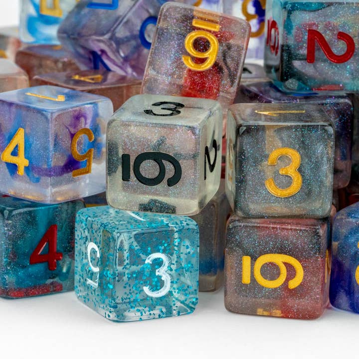 FanRoll by Metallic Dice Games - Wholesale Dice - Pound of Assorted Resin D6's5