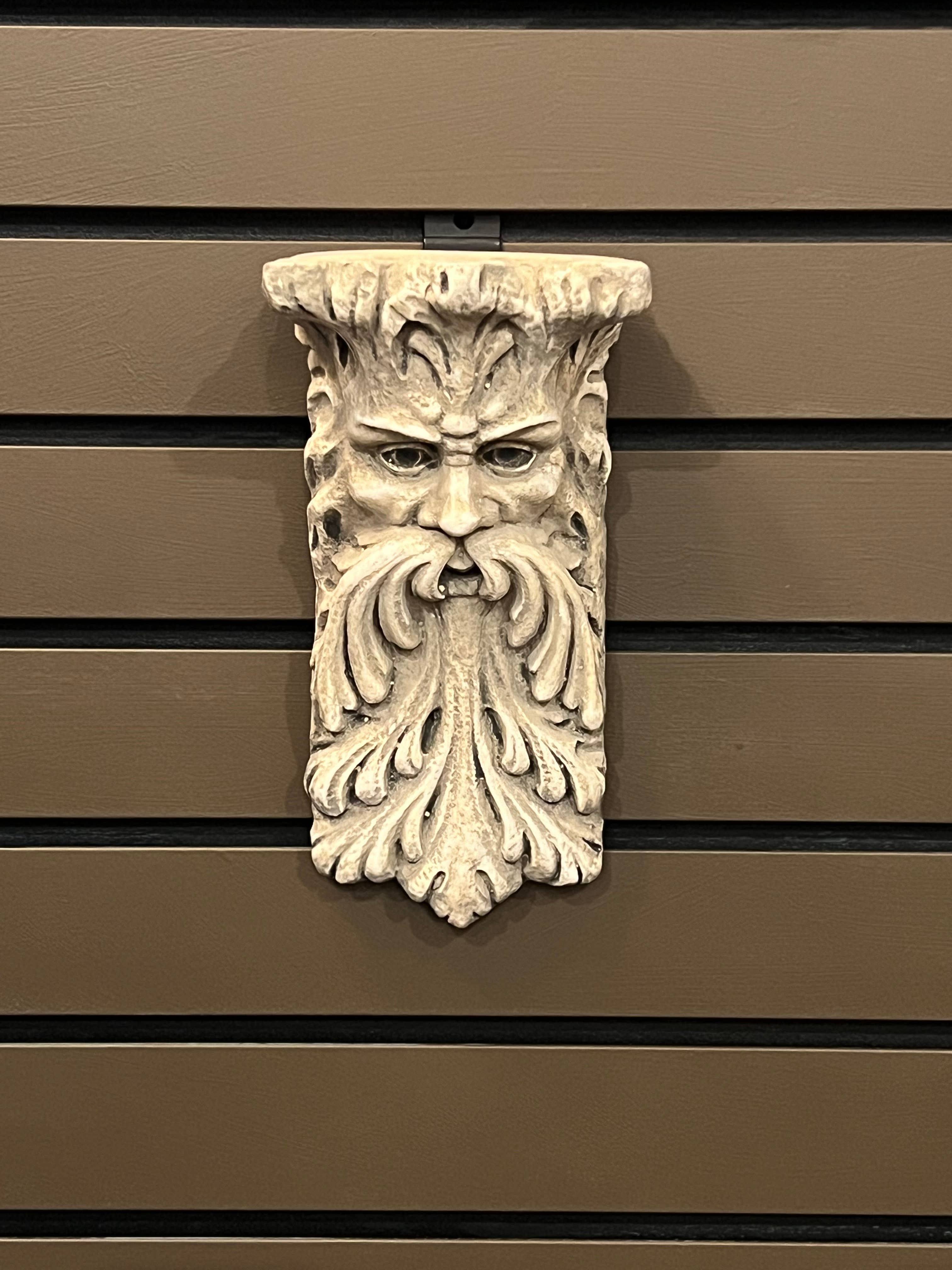 Masterpiece Studio - Wholesale Wall Accent - Green Man Shelf Bracket (BR18)2