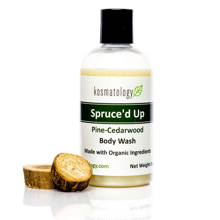 Pine + Cedarwood + Cinnamon Body Wash | Organic - 8 oz for wholesale by Kosmatology