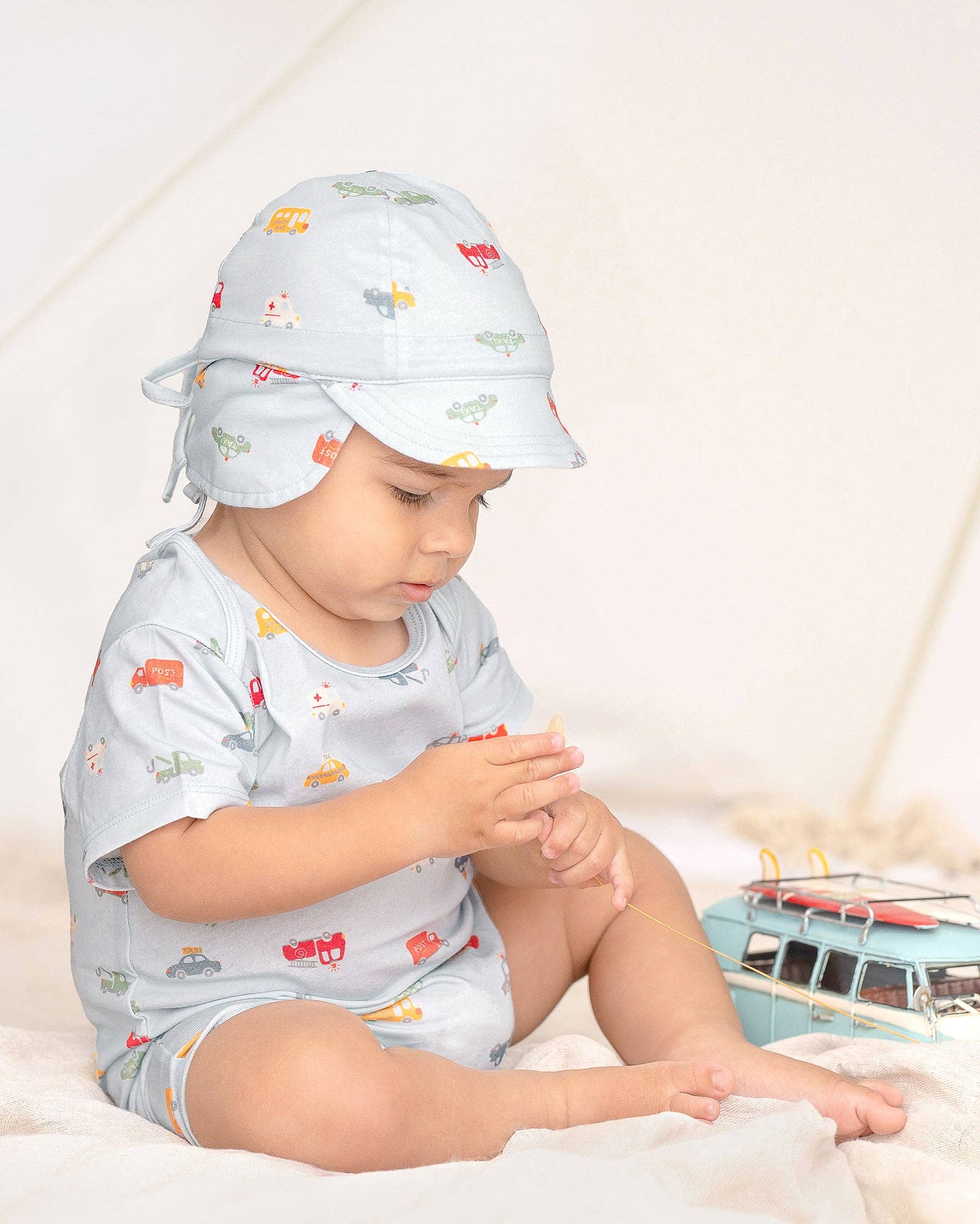 Toshi - Vente Chapeau de soleil – bébé - Casquette à rabat Bambini8