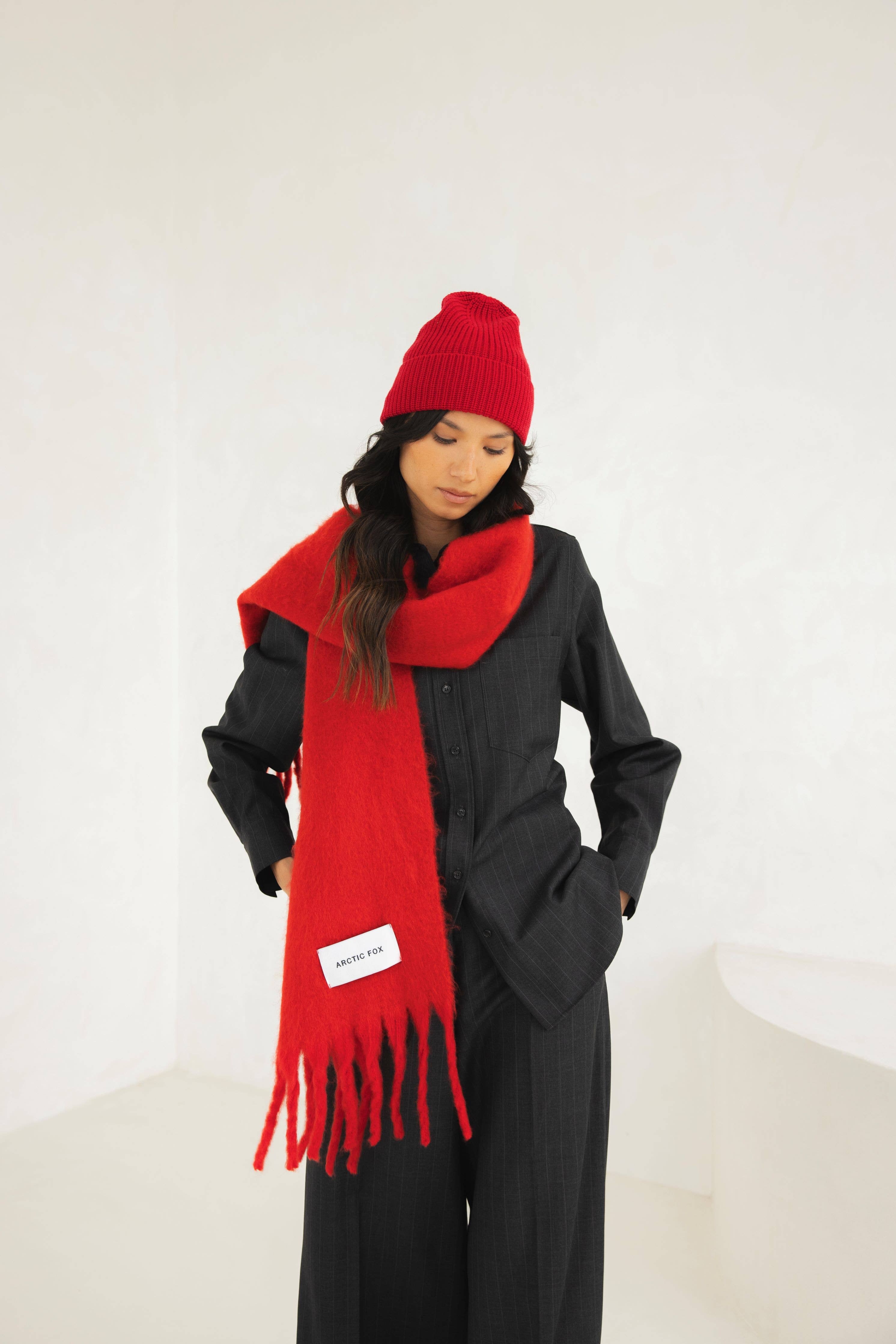 Arctic Fox & Co. - North America - Wholesale Beanie - Unisex - Merino Wool Beanie - Rosewood Red3