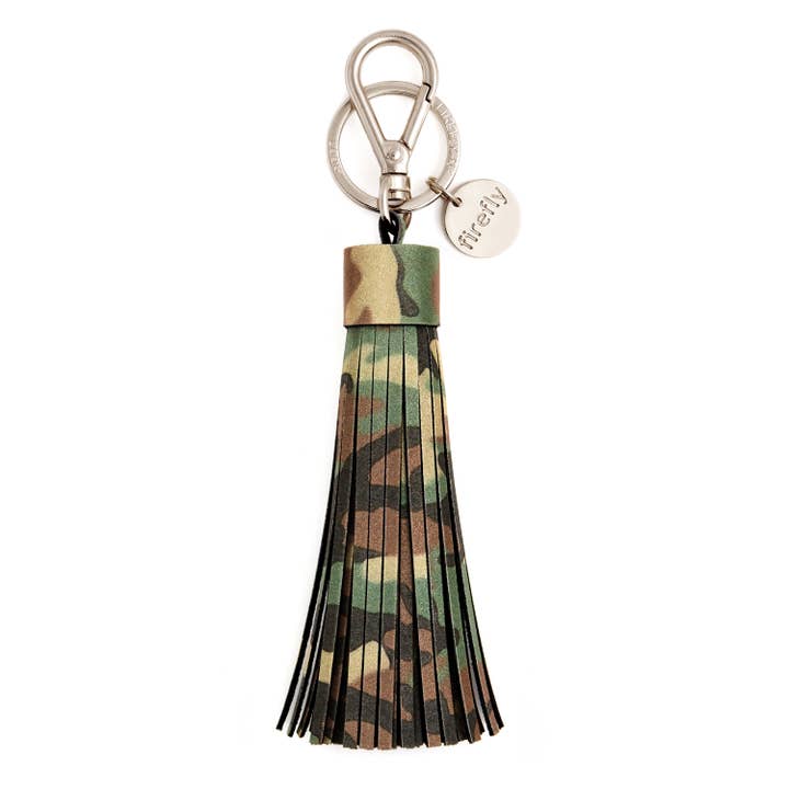 Soft Tassel Reflector - Camouflage for wholesale by Firefly Reflectors