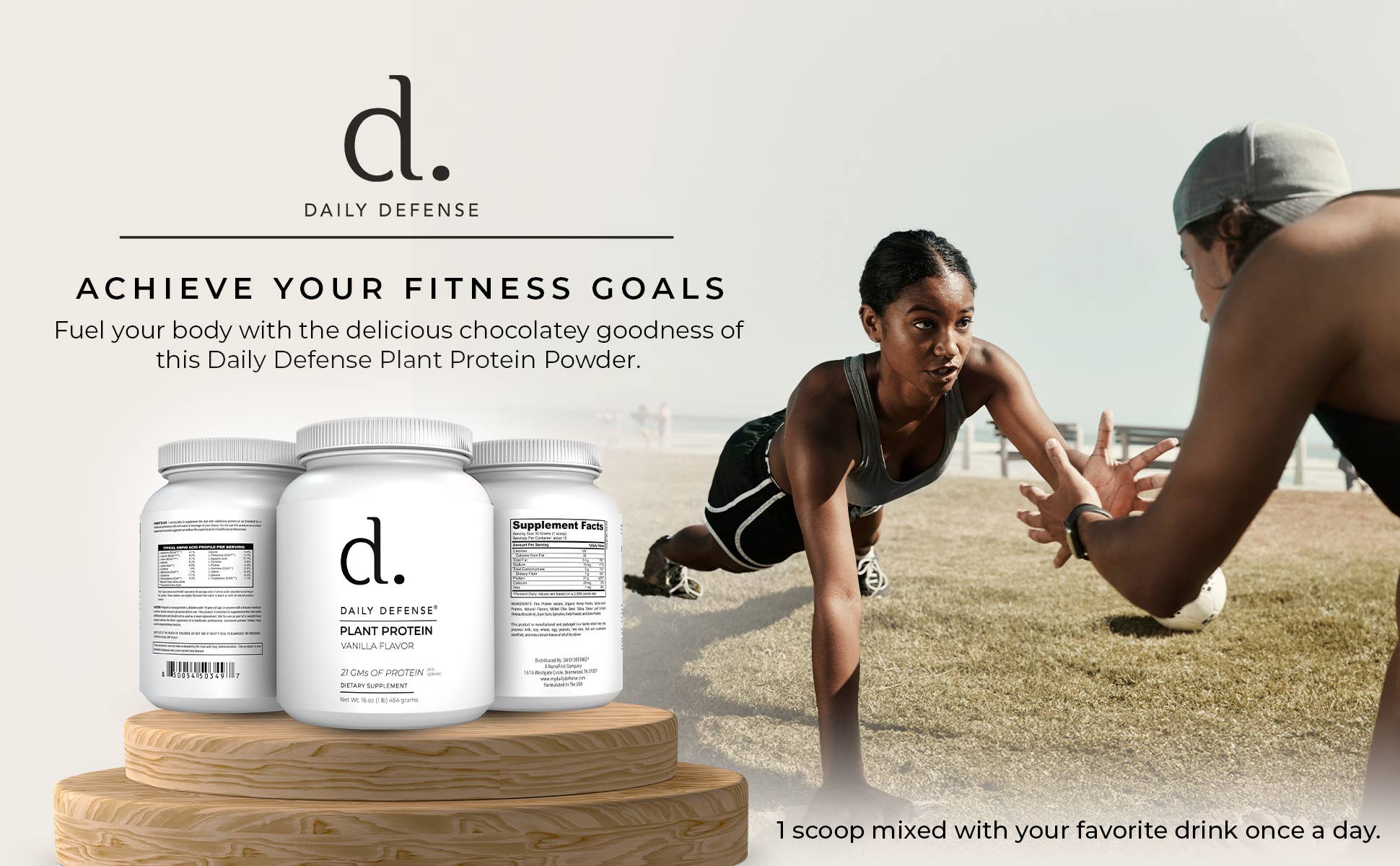 DAILY DEFENSE - Vendita all'ingrosso Vitamine/integratori orali - PROTEINE VEGETALI GUSTO VANIGLIA10