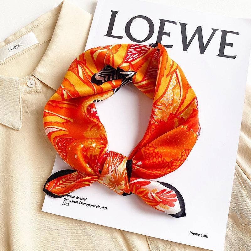 SueSilkHK - Wholesale Scarf - Women's - Zebra pattern 100% mulberry Silk Scarf/Silk head scarf/Silk hair scarf/Silk neck scarf/Mother's Day Gifts/Bag Accessory/Gift for her5