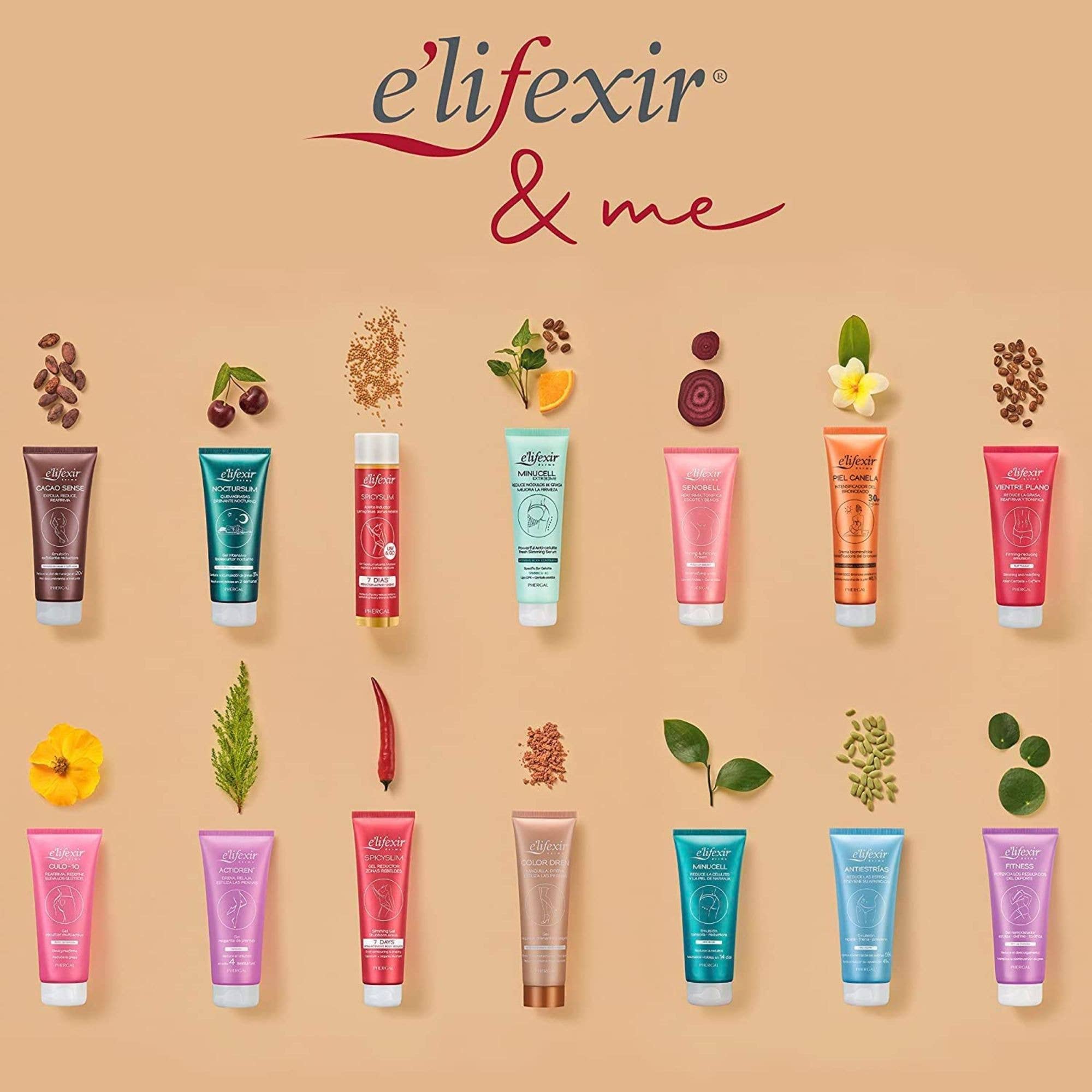 Laboratorios Phergal - Wholesale Anti-Aging Moisturizer - Elifexir Minucell Anti-Cellulite Reducing Cream 200Ml6