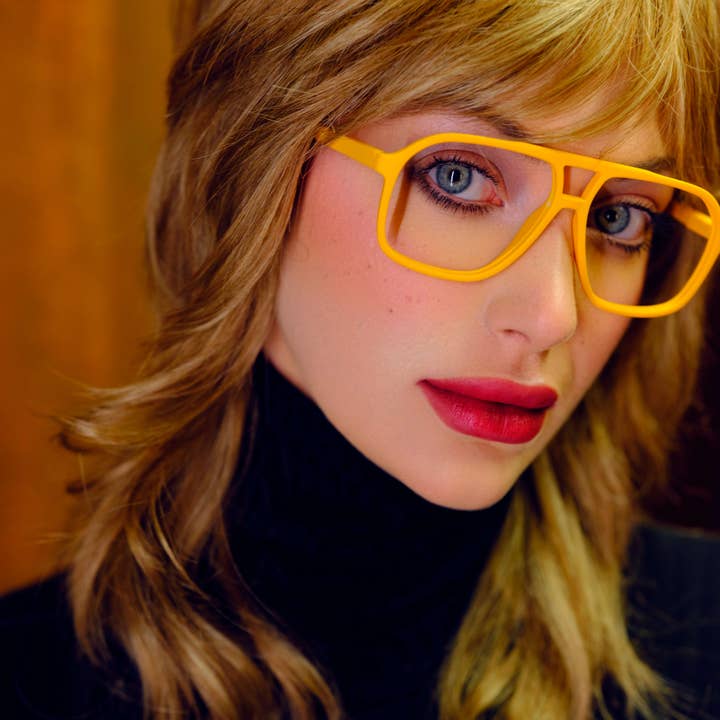 Doubleice srl - Wholesale Brillen - Uniseks - Leesbril SEVENTIES - GEEL3