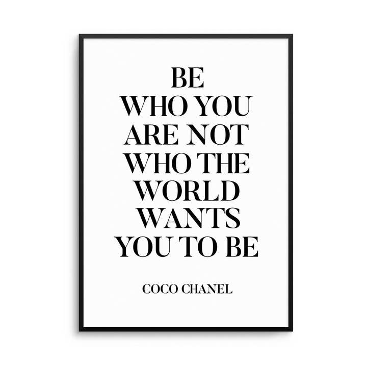 Be Who You Are Print for wholesale by D'LUXE PRINTS
