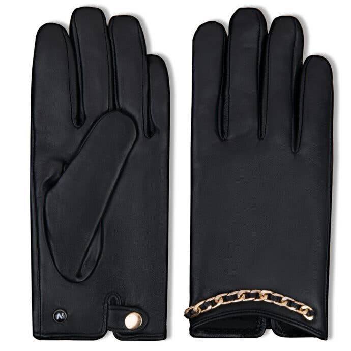 Black Gold napoGLARE Women Nappa Leather Gloves with Thinsulate, Tech for wholesale on Faire2