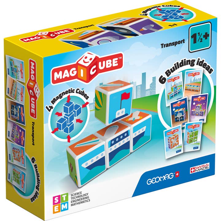 Geomag™ Magicube Cubes Imprimés Magicube Transport 7PCS pour la vente par GEOMAGWORLD USA