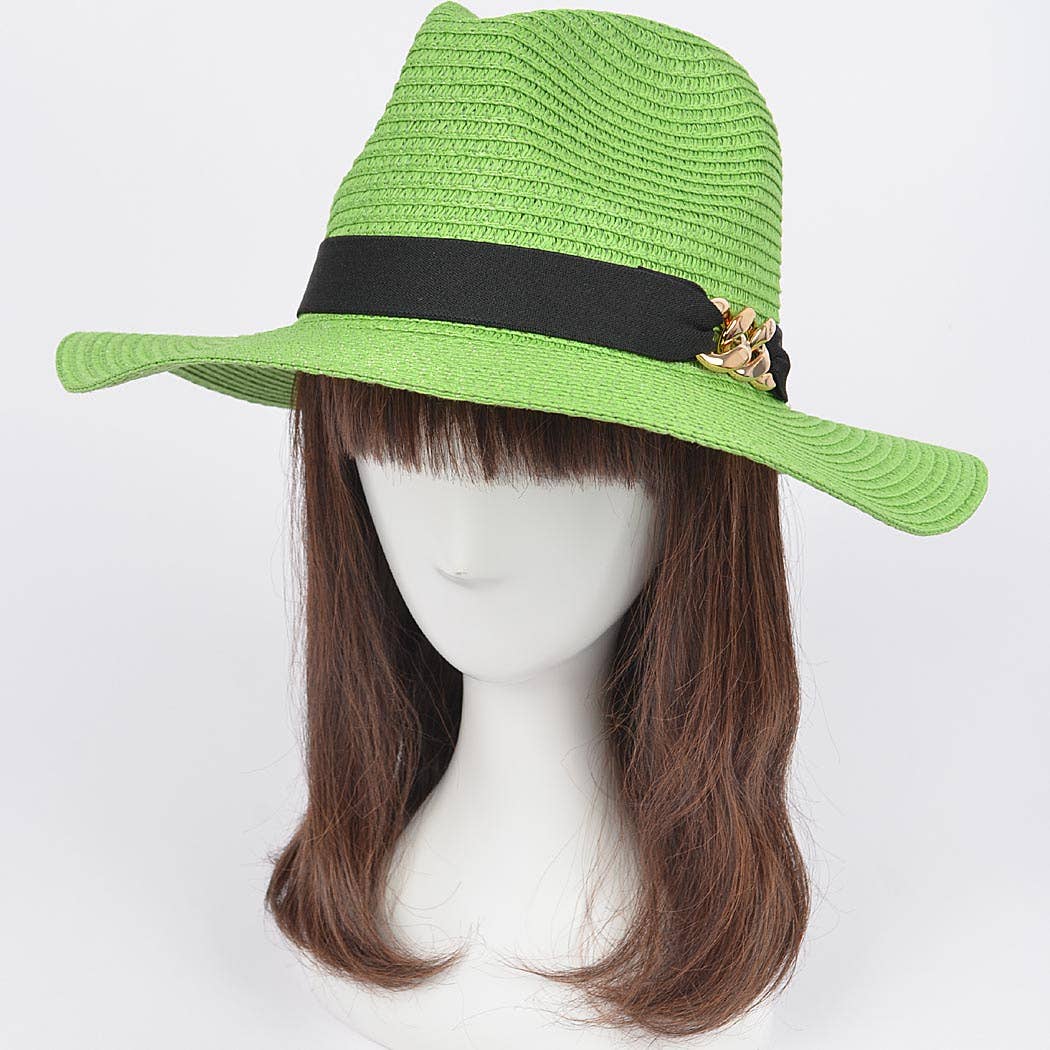 3AM BY H&D ACCESSORIES - Wholesale Straw Hat - Women's - Straw Fedora Hat12