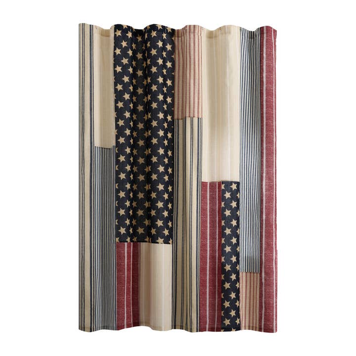 Peking Handicraft - Wholesale Shower Curtain - Americana Shower Curtain - Modern Heirloom2