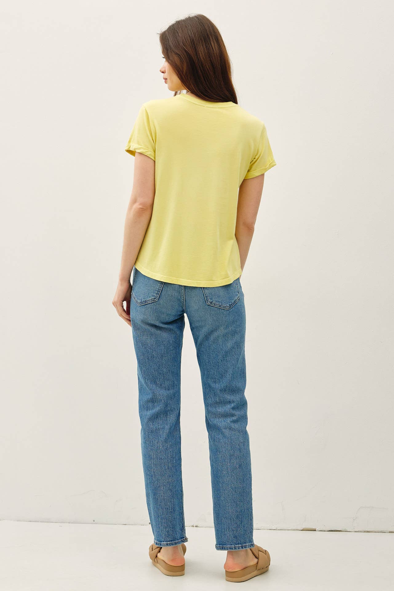 Be Cool - Wholesale T-Shirt - Women's - BOXY CUT TEE W/ ROLL SLEEVE7