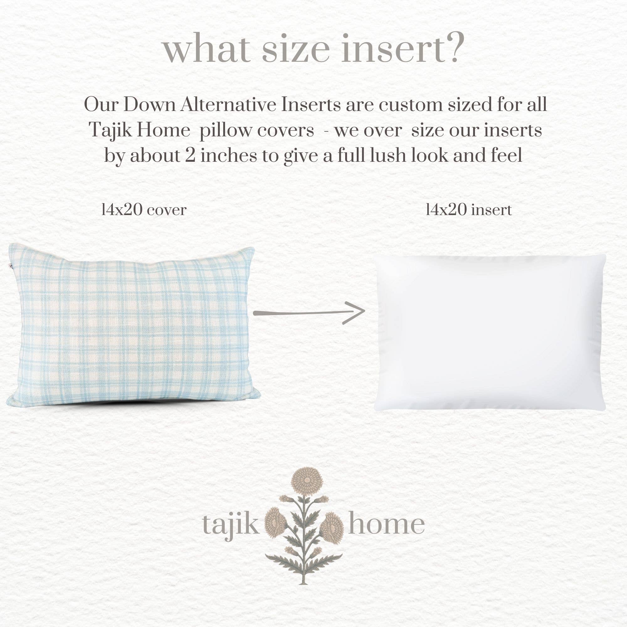 Tajik  Home  LLC - Wholesale Pillow Insert - Down Alternative Pillow Inserts - Made in Massachusetts19