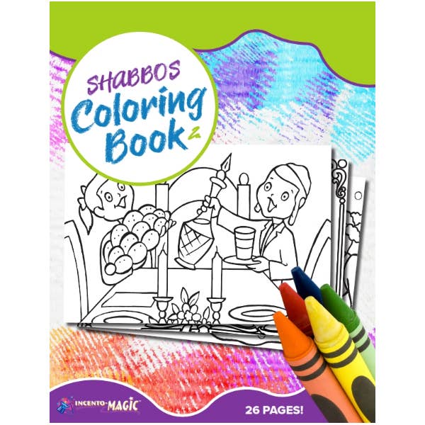 1430-2 Livro de Colorir Shabbos por atacado de IncentoMagic