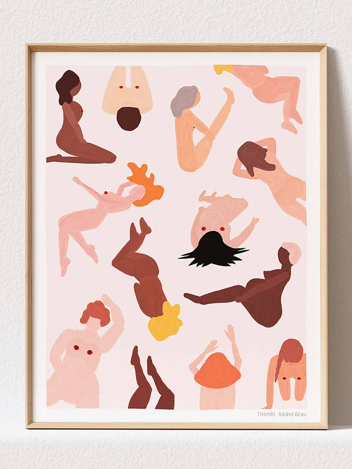 Tirage d'art "Girls Girls Girls" (A3) pour la vente par Thomas Gravereau