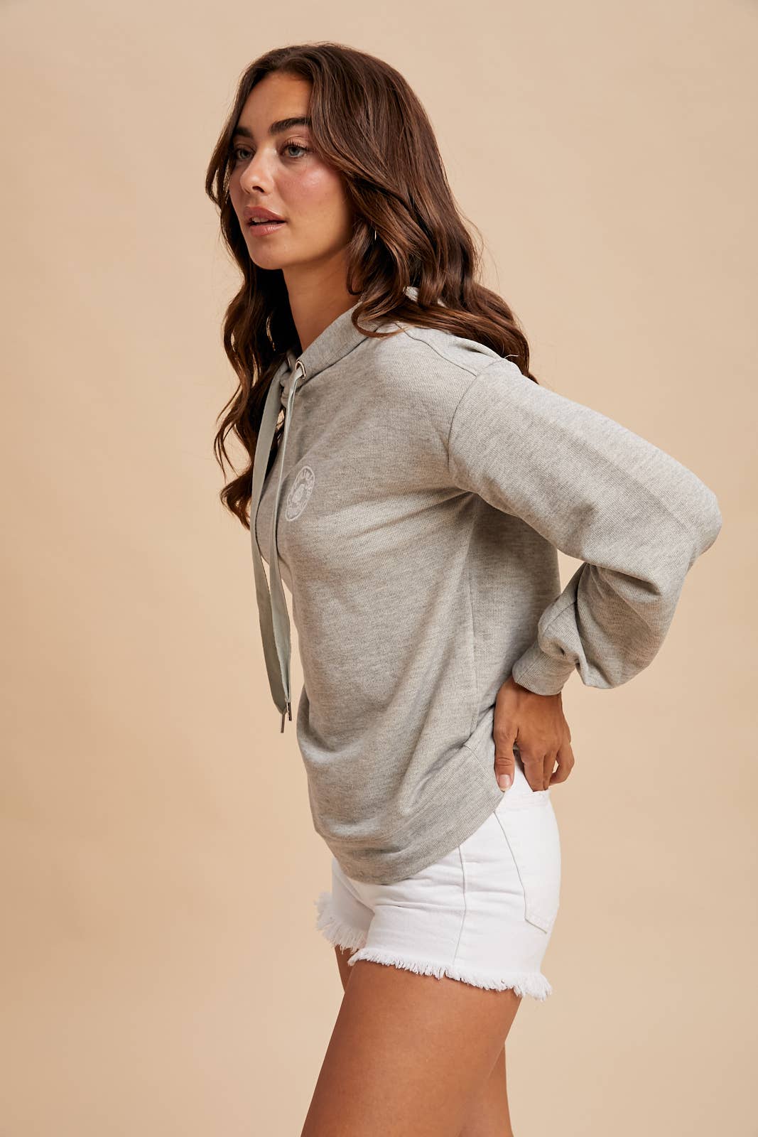 In Loom - Wholesale Hoodie - Women's - FRENCH TERRY EMBROIDERED HOODIE5