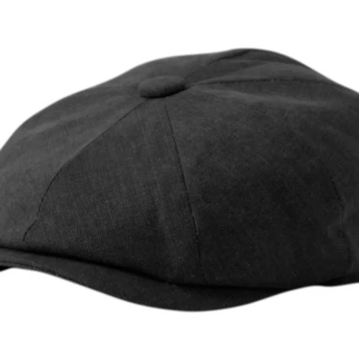 Herringbone Cotton Twill Newsboy Hats for wholesale by Epoch hats