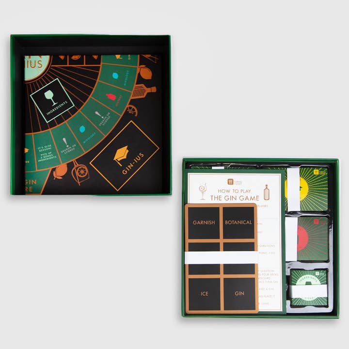 Talking Tables USA - Wholesale Board Game - Gin Themed Board Game | Adult Games | Party Game |