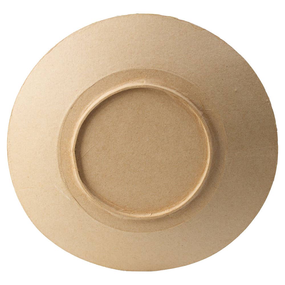 Factory Direct Craft – wholesale Dekorativ tallrik/fat/skål – 10" Dekorativ Tallrik av Pappersmaché5