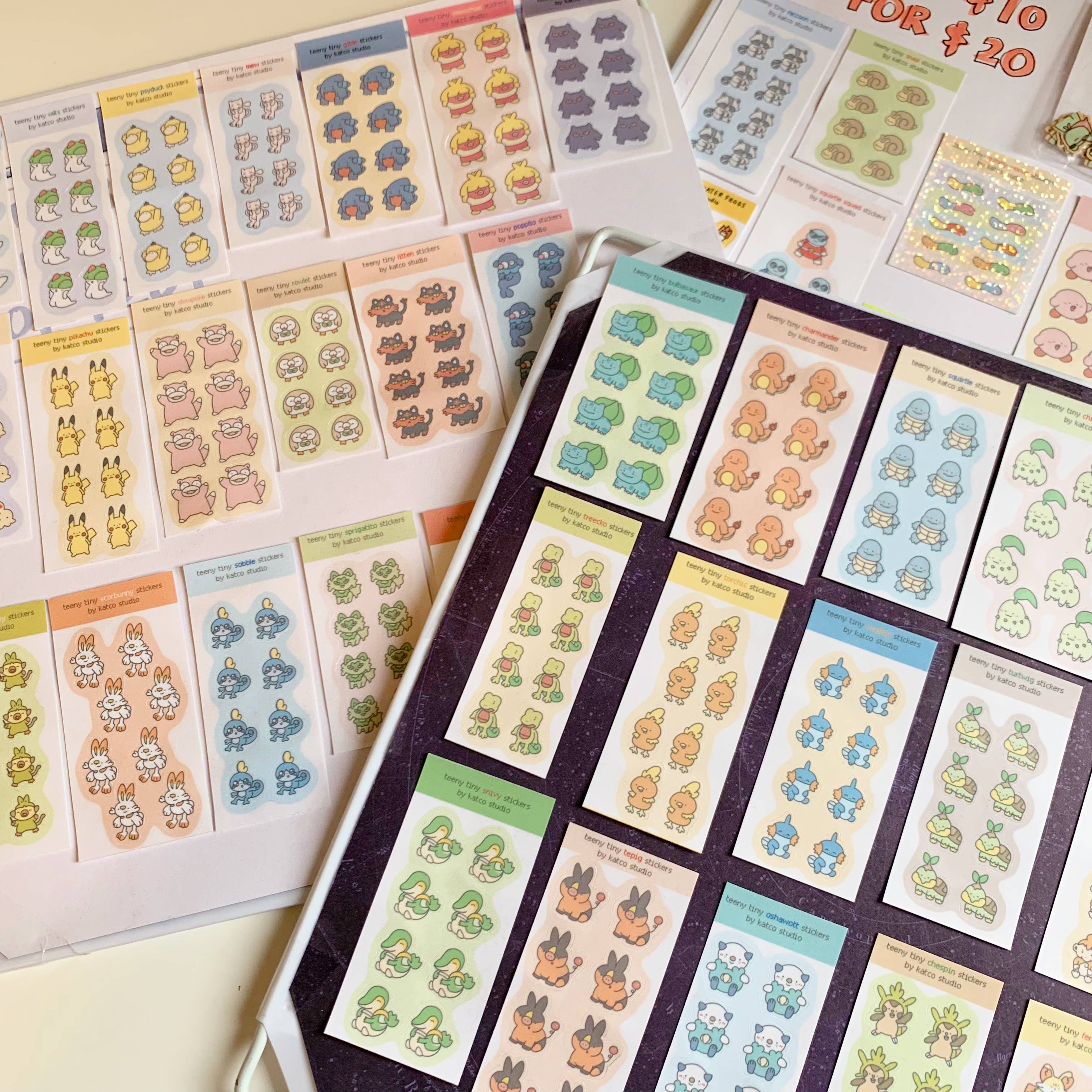 Katco Studio - Wholesale Sticker - Mystery Pokemon Sticker Packs2