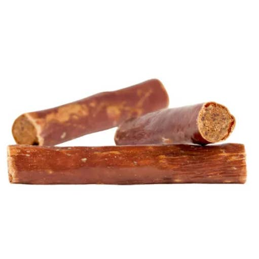 Beef Stuffed Gullet 6 Inch for wholesale by Willy's Wags Natural Pet Treats
