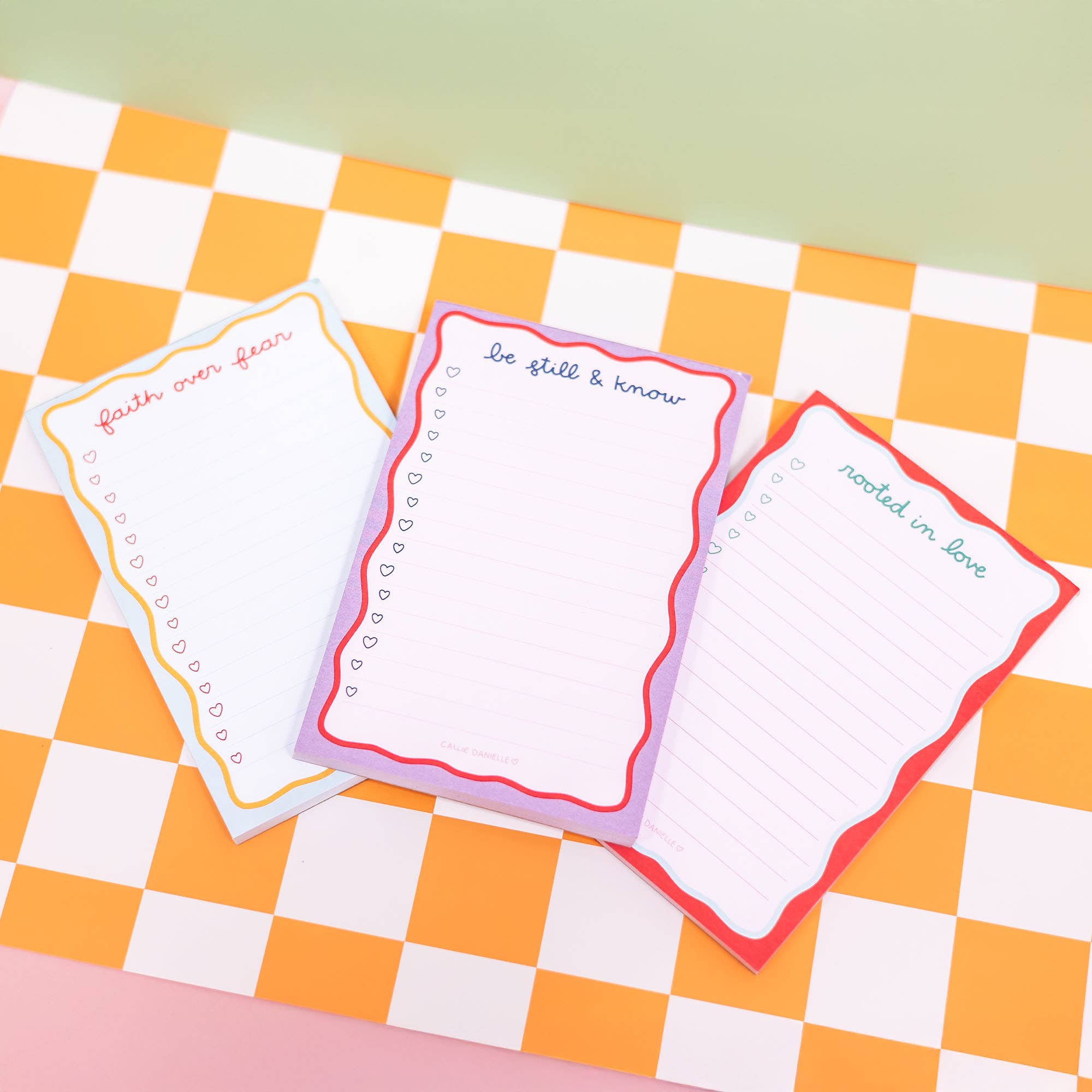 Callie Danielle - Wholesale Notepad - Faith Over Fear Notepad3