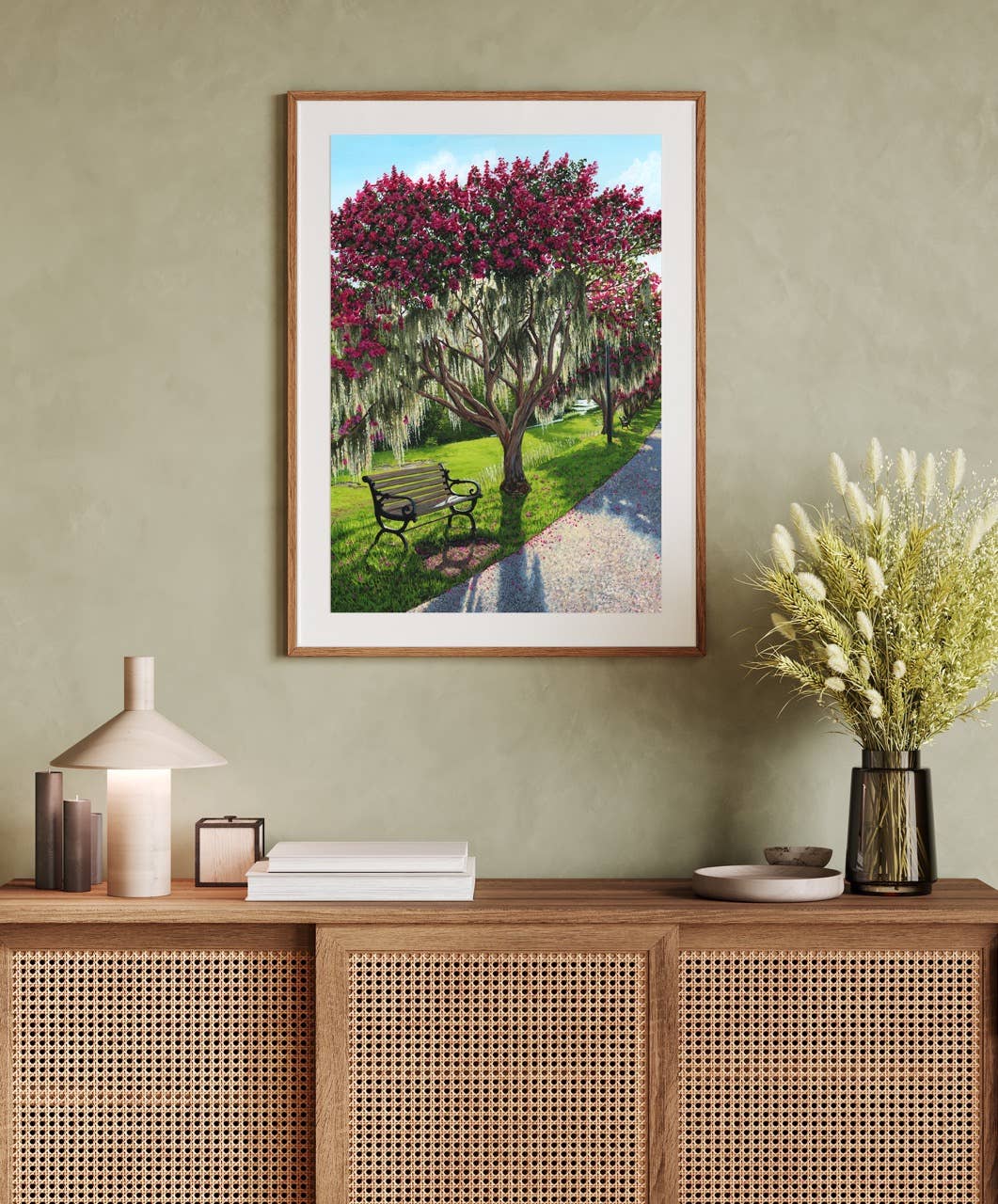 Kristin Holzer Art - Wholesale Art Print - Crepe Myrtle on Columbia Riverfront Park Fine Art Print4
