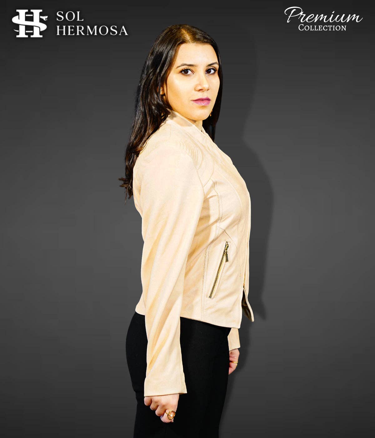 Sol Hermosa – Casaco de couro - Mulher por atacado – Casaco Pele Real Mulher Metis2