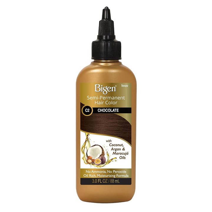 KT Supply - Venta al por mayor Coloración para el pelo - Tinte semipermanente para cabello Bigen C2 Chocolate, 3 onzas