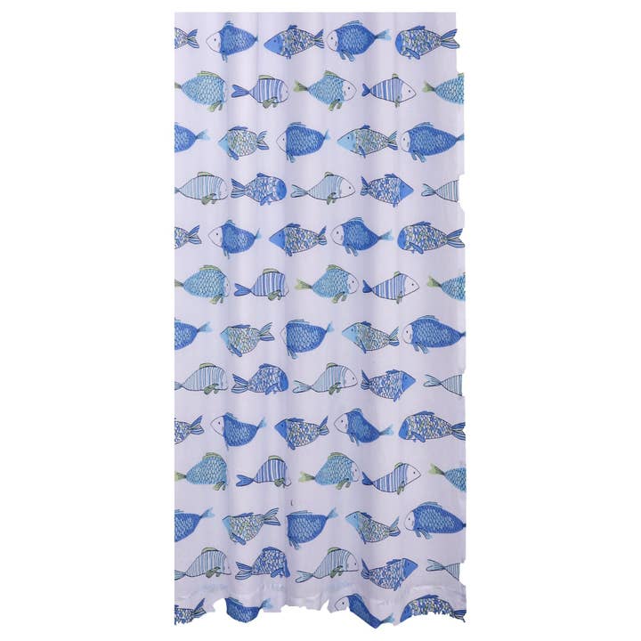 Levtex Home - Wholesale Shower Curtain - Catalina Fish Shower Curtain