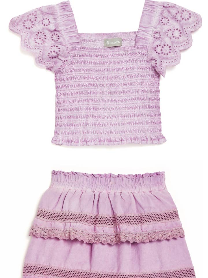 SET GONNA A SBUFFO PER BAMBINI/6H289-N6CS per la vendita all'ingrosso da parte di Tractr Jeans