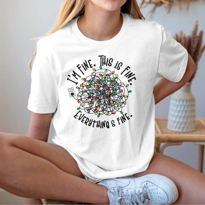 Grappig sweatshirt voor Kerstmis 2022: 'Ik ben oké, dit is voor wholesale door PositiveParty