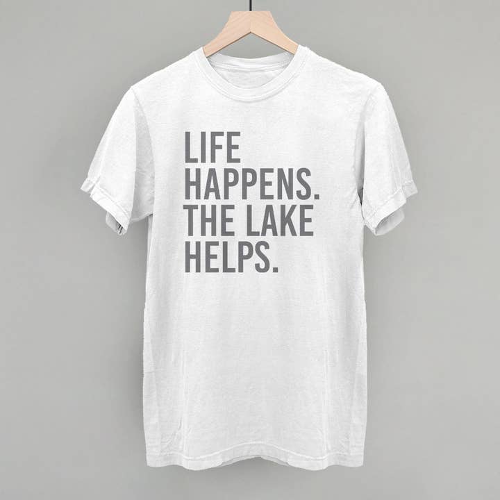 Ivy + Cloth - Wholesale Graphic Sweatshirt - Women's - Life Happens. The Lake Helps.6