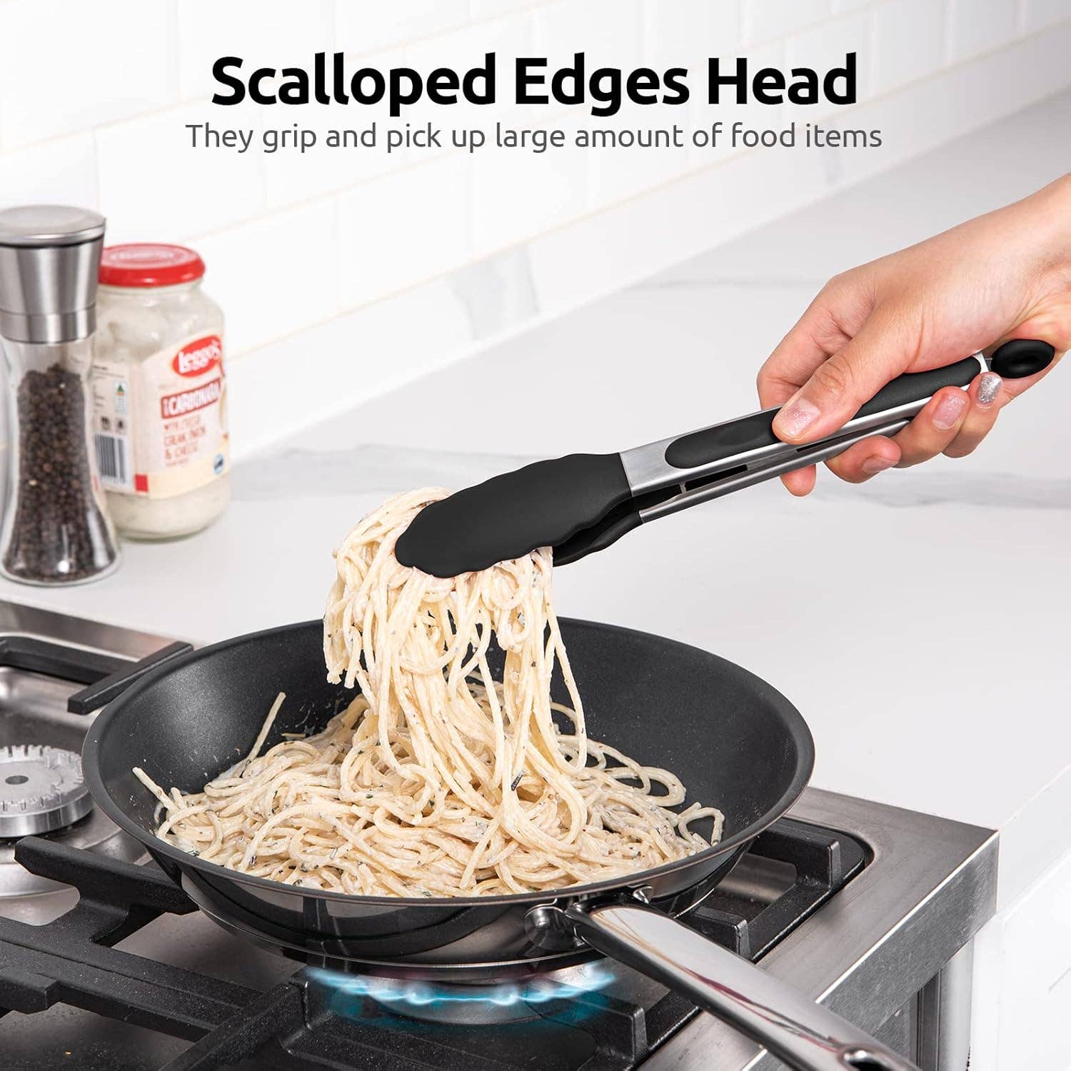 Otterware - Wholesale Kitchen Tong - Silicone Kitchen Tongs – 9" and 12" Heat-Resistant4