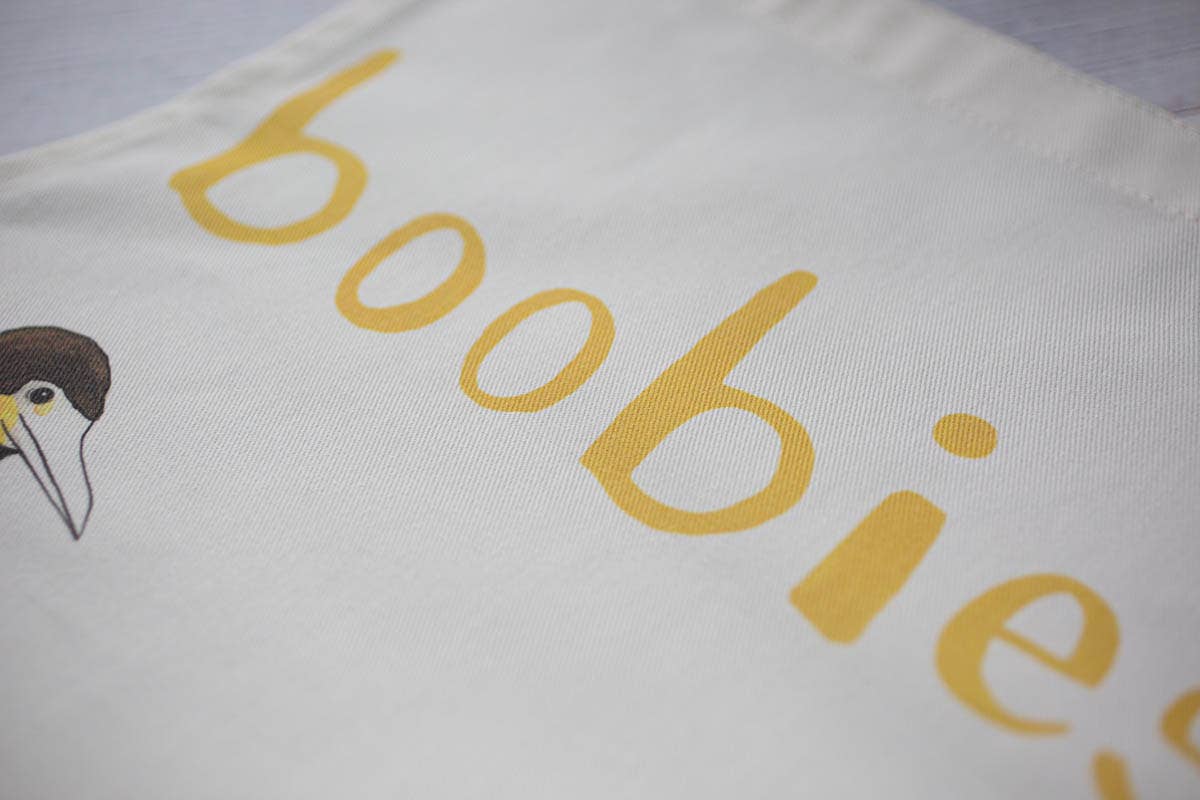 Sarah Edmonds Illustration – wholesale Apron – Boobies Bird Cotton Apron5