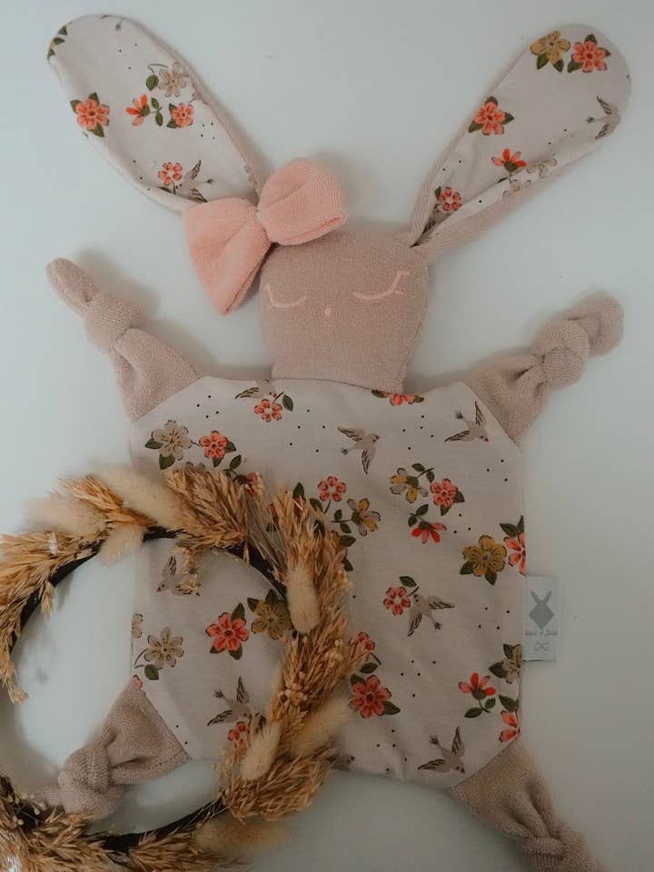 Louis & Jules Stambouli Conseil – Großhandel Sicherheits-/Kuscheldecke – Baby – Doudou Schwamm-Haargummi – Babyvögel16