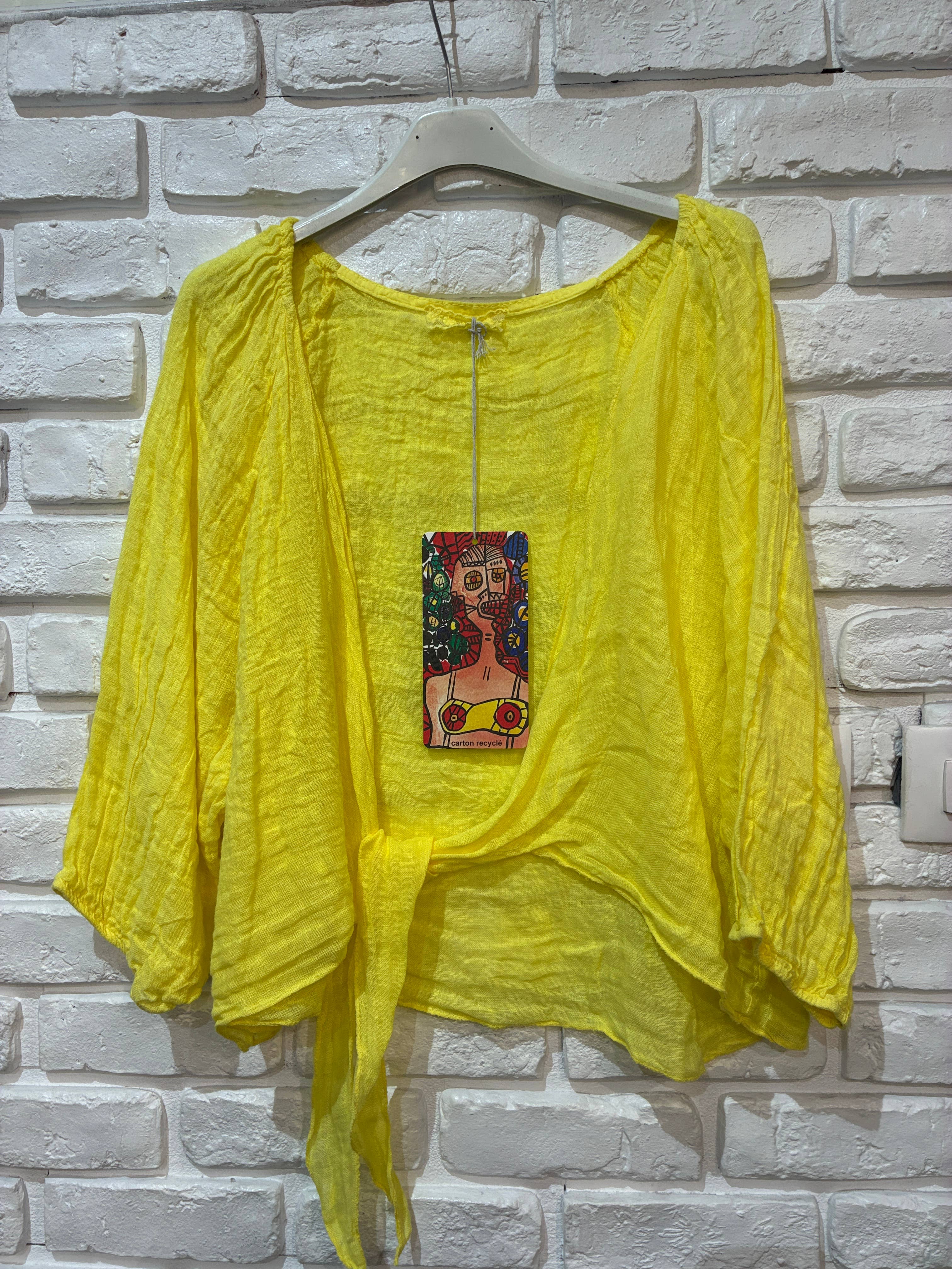 la maison des fibres naturelles - Wholesale Blouse - Dames - Linnen overslagtop 621286 van 100% linnen15