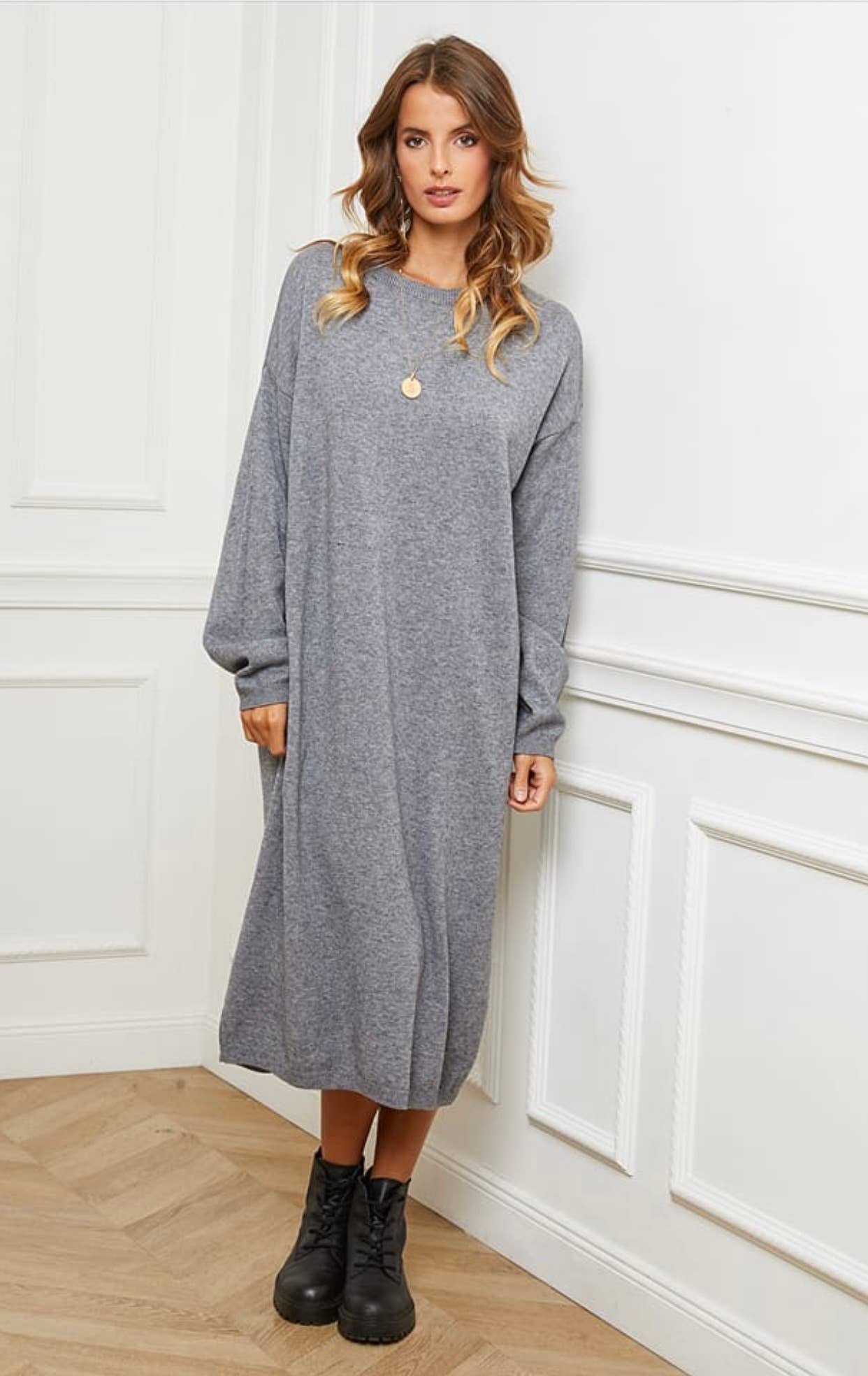 LÉA & LUC - Wholesale Dress - Women's - Sweater dress REF. 2227118
