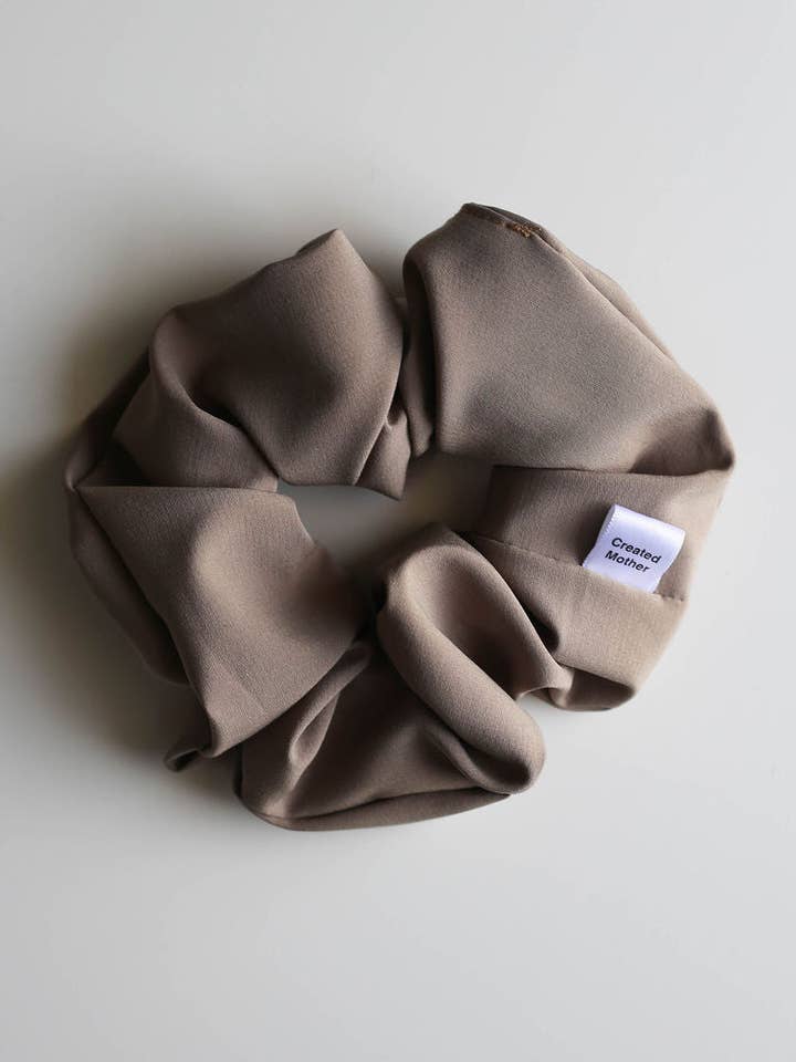 Deep Taupe Scrunchies for wholesale by Created Mother