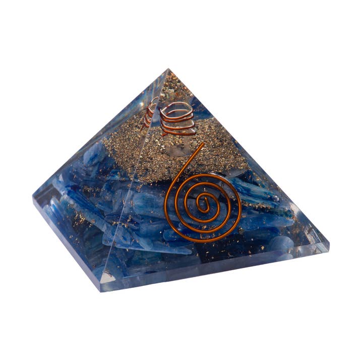 Kyanit Pyramide 55-60 mm for engroshandel hos Friendly Crystals
