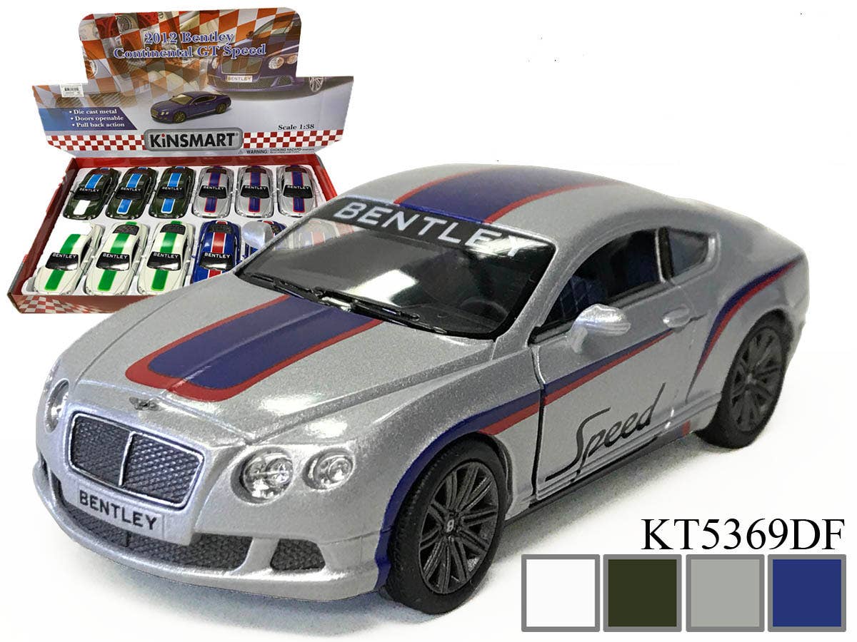 Luna Die-cast Cars - Wholesale Toy Car/Truck - Kids - 5" 2012 BENTLEY CONTINENTAL GT SPEED PRINT Die Cast Car0