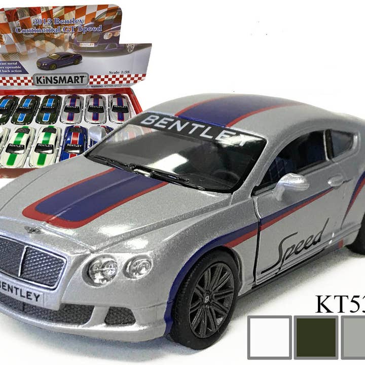 5-inch BENTLEY CONTINENTAL GT SPEED PRINT spuitgietauto uit 2012 voor wholesale door Luna Die-cast Cars
