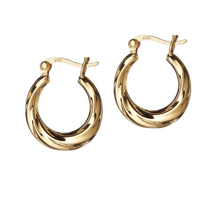 Orecchini a Cerchio indiani placcati in oro Nuova Delhi per la vendita all'ingrosso da parte di Juulry