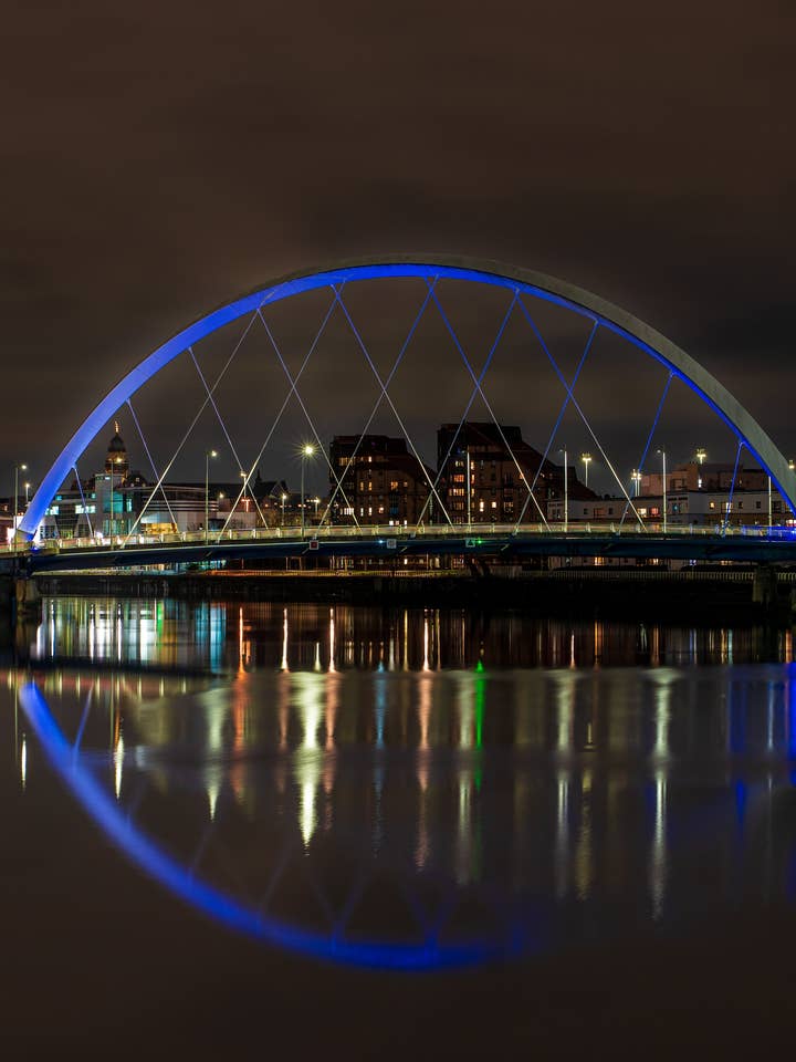 Glasgow - The Clyde Arc Poster for wholesale by Posters & Puzzles
