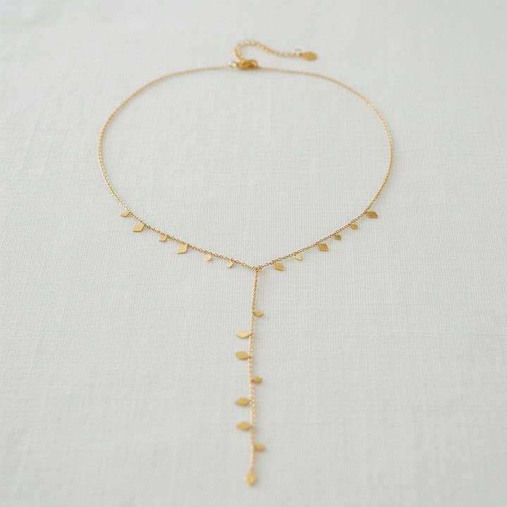 Layered Cubic Zirconia Necklace for wholesale by paperln