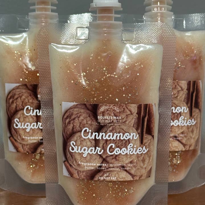 'Cinnamon Sugar Cookies' Squeezable Wax Melt for wholesale by Astral House Aromas